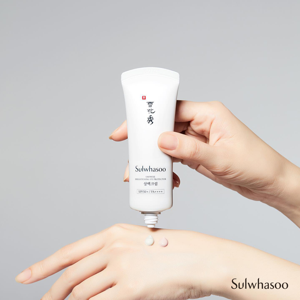 Sulwhasoo, Sulwhasoo Snowise, Sulwhasoo Snowise Brightening, Sulwhasoo Snowise Brightening UV Protector, Sulwhasoo Snowise Brightening UV Protector SPF50+ PA++++, Sulwhasoo Snowise Brightening UV Protector SPF50+ PA++++ #02 Sotf Peach, Sulwhasoo Snowise Brightening UV Protector SPF50+ PA++++ #02 Sotf Peach 20ml, Sulwhasoo Snowise Brightening UV Protector SPF50+ PA++++ รีวิว, ครีมกันแดด, ลดความหมองคล้ำ, จุดด่างดำ, ปกป้องผิวจากรังสียูวี