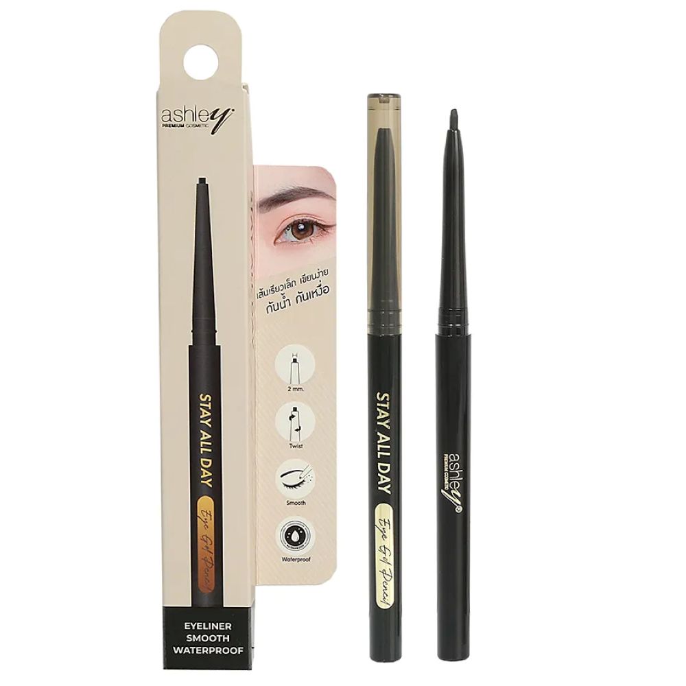 A 422 ASHLEY EYE GEL PENCIL No.01 #Black 0.15 g, อายไลน์เนอร์ , A 422 ASHLEY EYE GEL PENCIL  ราคา , A 422 ASHLEY EYE GEL PENCIL  รีวิว ,A 422 ASHLEY EYE GEL PENCIL  ซื้อ