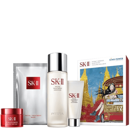 SK-II SK-II Pitera Essence Starter Kit Thailand Exclusive เซ็ทเริ่มต้นประสบการณ์ผิวกระจ่างใสด้วย PITERA เมื่อใช้ร่วมกันคุณจะรู้สึกได้ถึงผิวที่ดูกระชับยิ่งขึ้น