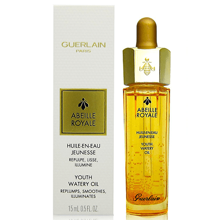 Guerlain Abeille Royale Youth Watery Oil 15 ml. สุดยอด Pre-Serum สัมผัสบางเบาเหมือนน้ำ แต่ให้ความชุ่มชื้นเหมือนน้ำมัน กระชับลดเลือนริ้วรอยอย่างเห็นผล