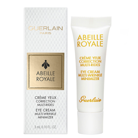 GUERLAIN Abeille Royale Eye Cream Multi-Wrinkle Minimizer 3ml อายครีมฟื้นฟูบำรุงผิวรอบดวงตาอย่างล้ำลึกสูตรใหม่ล่าสุด จัดการสัญญานแห่ง 5 ริ้วรอยรอบดวงตา